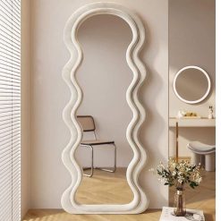 Gương soi toàn thân lượn sóng bọc nỉ